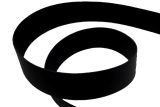 Hochwertige Lederriemen schwarz aus echtem Gürtelleder, 10 cm breit und 3 mm stark